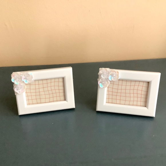 Set of 2…2x3 sequin flowers frames - Picture 2 of 5